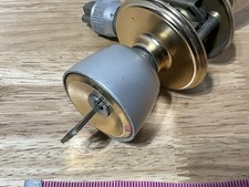 Weiser Tulip Door Knob Lot Vintage Brass Silv...