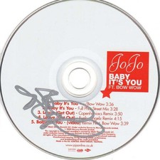 JoJo Signed Autographed Baby Its You CD