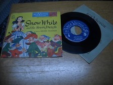 NELSON OLMSTEAD.  SNOW WHITE & SEVEN DWARFS.  RCA-WBY-2.  VG+.