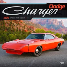 BrownTrout,  Dodge 2026 Wall Calendar, 12'' X 12'', 16-Month Calendar with Stapl