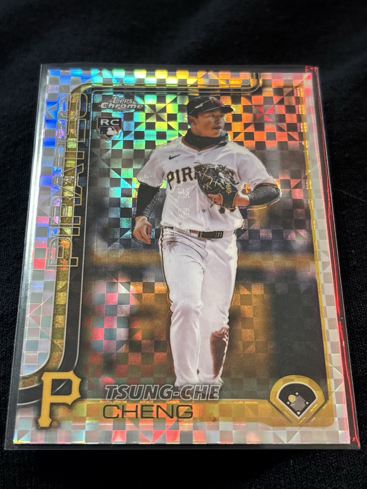 2025 Topps Chrome Update Series - Tsung-Che Cheng X-Fractor (RC) #USC74 Pirates
