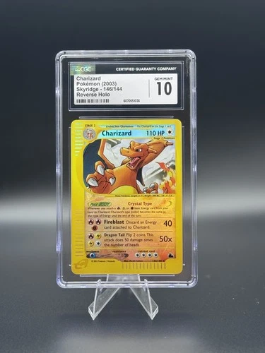 2003 Pokemon Skyridge Charizard #146 Reverse Holo CGC 10