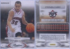 stephen curry rookie card 2009. rookie card picture