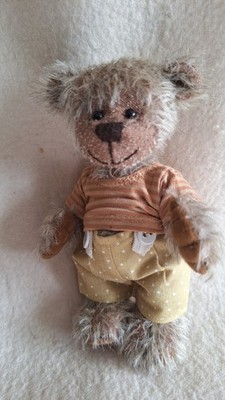 UNIKAT-Künstlerbär *Felix*, aus Steiff-Mohair, 17 cm  von *gelibären*