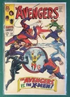 Vintage Marvel Comic "The Avengers # 53 - The Avengers vs The X-Men" 1968 Silver