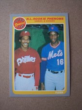 1985 Fleer baseball Rookie Phenoms Dwight Gooden Rookie card #634 NM or better. rookie card picture