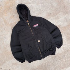 Vintage Y2K Carhartt J140 BLK Made In USA Active Workwear Jacket Mens XL 2000s