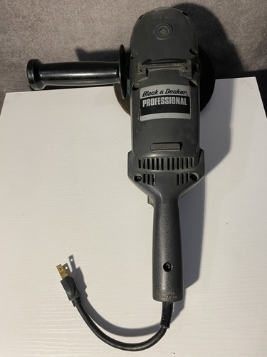 Vintage Black & Decker Professional 7" Angle Grinder/Polisher Model 6126