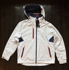 ZERO RESTRICTION Hooded Power Torque Full Zip White Men  s Large NWT  440 