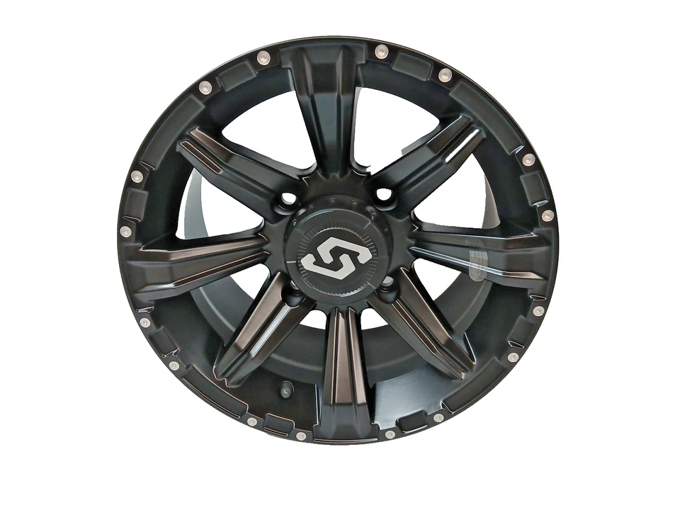 Llanta 14x7 4/137 5+2 (+10mm) Sedona Negra Llanta SPARX A87B-47037-52S - ¿OFERTA? Nuevo Foto 2 de 4