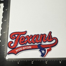 Houston Texans Iron On Patch Script