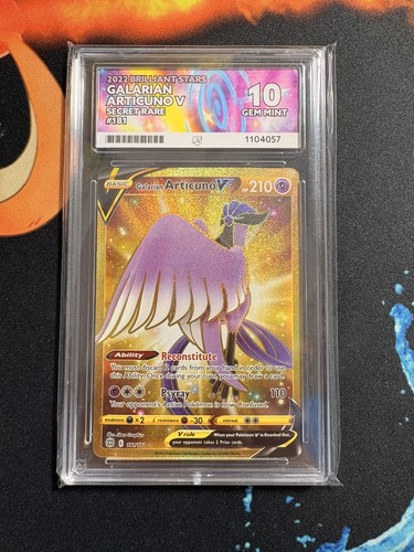 Galarian Articuno V graded ACE 10 for sale on eBay