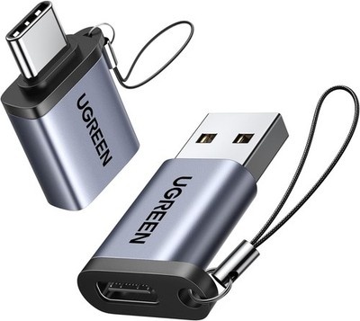 UGREEN USB C auf USB Adapter 10Gbps (Kombinationspaket) für iPhone 17 16 15 Pro