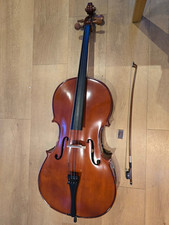 Primavera 90 3/4 Acoustic Wood Cello MPN 90 3/4 CF015 with Bow & Bag