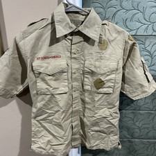Boy Scout BSA UNIFORM New Style SHIRT Youth Medium Short Sleeve O72