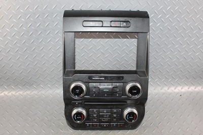 18' F150 Black Dash Radio Climate Heat A/C Air Conditioning Control Panel Trim