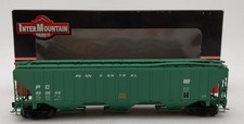 InterMountain 45321-17 HO Penn Central 4750 Cu' Rib Sided 3-Bay Hopper #890645