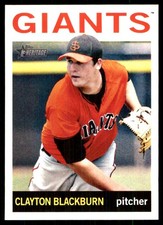 Clayton Blackburn 2013 Topps Heritage Minor League #30 San Jose Giants MLB READ