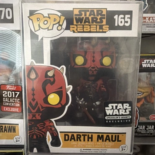 Funko POP! Vinyl: Star Wars Rebels DARTH MAUL #165 Smuggler's Bounty Exclusive
