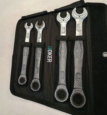 Wera Metric Joker Ratchet Wrench Set 4 pcs case is a little dirty, it is unused