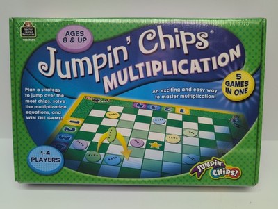 Teacher Created Resources Jumpin' Chips Multiplication Math Board Game TCR 7839