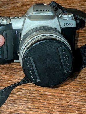Pentax Film Camera ZX-50 35mm With Pentax 28-90mm Lens With Strap