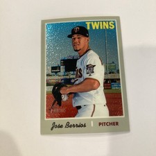 2019 Topps Heritage #THC-479 Jose Berrios Chrome /999 Twins