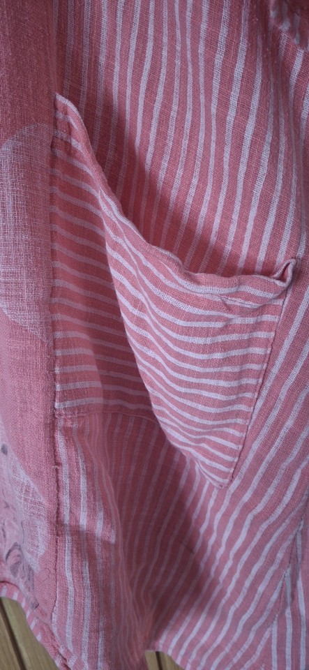 Rose Ritch Ladies Crux Top Size 20/22, Rose Pink, Cotton Made In Italy. | eBay UK