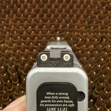 TruGlo Night Sights For Glock 43X 43 42 48 TG-H3 White Dot Good Tritium