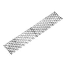 10pcs 2.5mmx130mm Toys Shaft Round Rod Axles Drive Shaft Iron Shaft, Silver