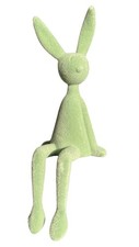 Kantenhocker Hase / Osterhase / Hase salbei Höhe 30 cm samtlook