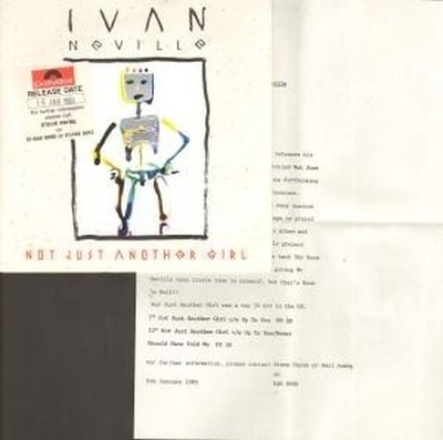 Ivan Neville Not Just Another Girl 7'' vinyl UK Polydor 1988 B/w up to you