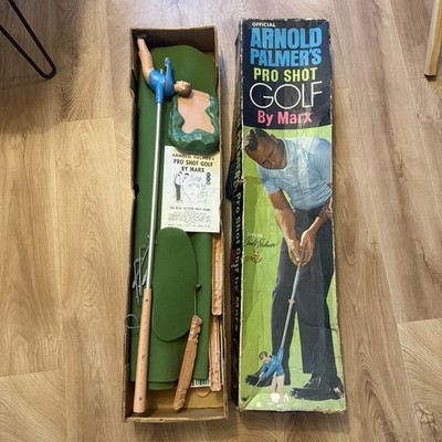 Vintage Marx Arnold Palmer Pro Shot Golf Indoor Game 60er Boxed unvollständig selten