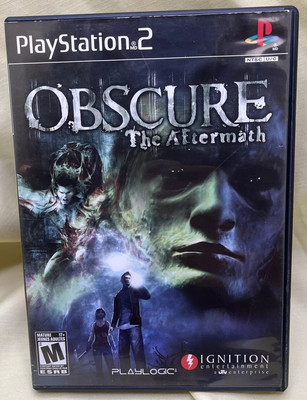 Obscure The Aftermath PS2 2007 Complete In Box CIB Black Label PlayStation 2