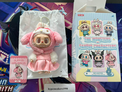 The Monsters x Sanrio Characters Plush Pendant Labubu My Melody