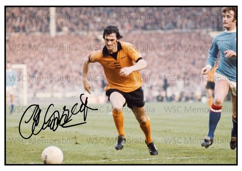 12140. Kenny Hibbitt Signed Pictures (A4 Prints) Wolves Bristol R Coventry etc.