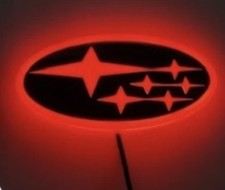 Luminous Trunk Rear Emblem Badge With Lights For Subaru 147.3cm Luminous Trunk Rear Emblem Badge With Lights For Subaru 147.3cm