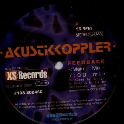 Akustikkoppler - Feedback 12'' Vinyl Electronic Techno, Trance 44040