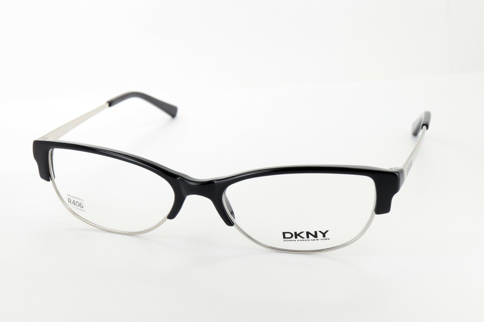 DKNY DY 4622 3001 Polished Black Silver 51-16-135 Eyeglass Frames R406