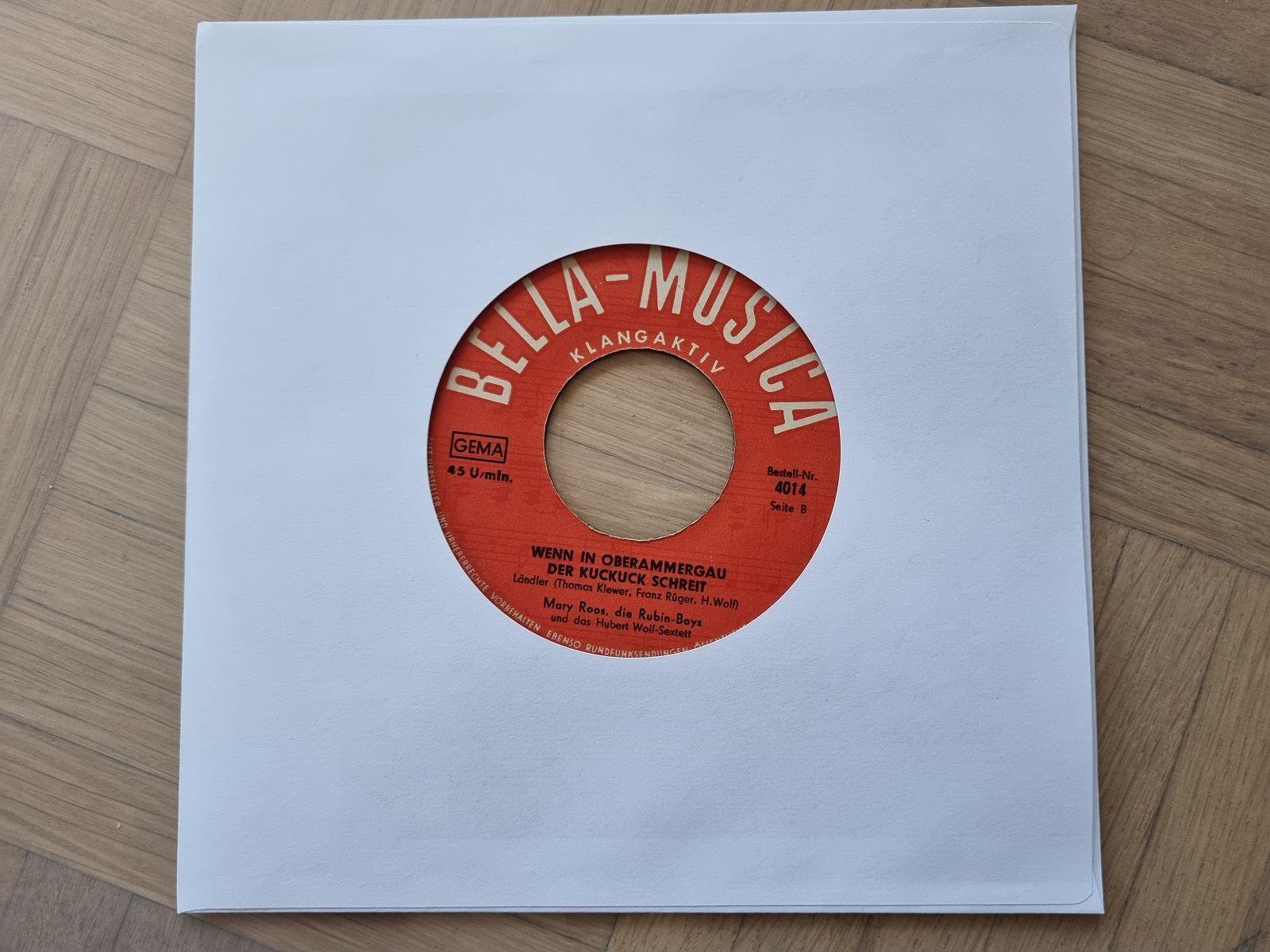 7"" Single Mary Roos - Wenn in Oberammergau Vinyl Germany BAD CONDITION