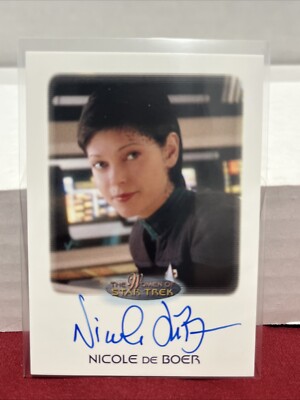 WOMEN OF STAR TREK ART & IMAGES NICOLE DE BOER AS EZRI DAX WOST DS9 ...