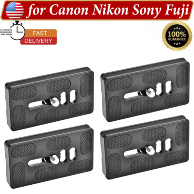 4xPU70 Quick Release Plate For Digital Camera Tripod Ballhead Lens Mount Adapter