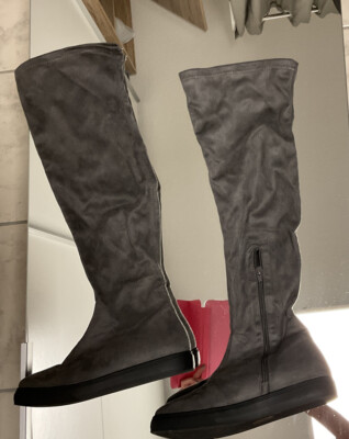 knie stiefel 37,gebraucht,Wildleder Imitat