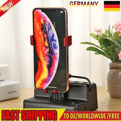 Phone Swing Automatic Shake Motion Brush Step Safety Wiggler (Dunkelrot)