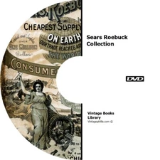 * SEARS ROEBUCK CATALOGUES MANUALS GUIDES COLLECTION * 61 BOOKS on DVD *