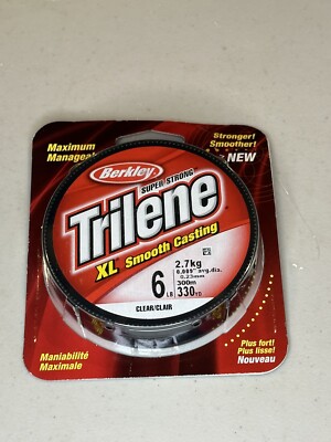 Fil De Pêche Berkley Trilene XL 330 Yards - 6 Lb Test, Pour Eau Douce Et Salée