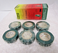 3M 35 Scotch Vinyl Electrical Color Coding Tape, 1/2 in x 20 ft, GREEN 6 Pack