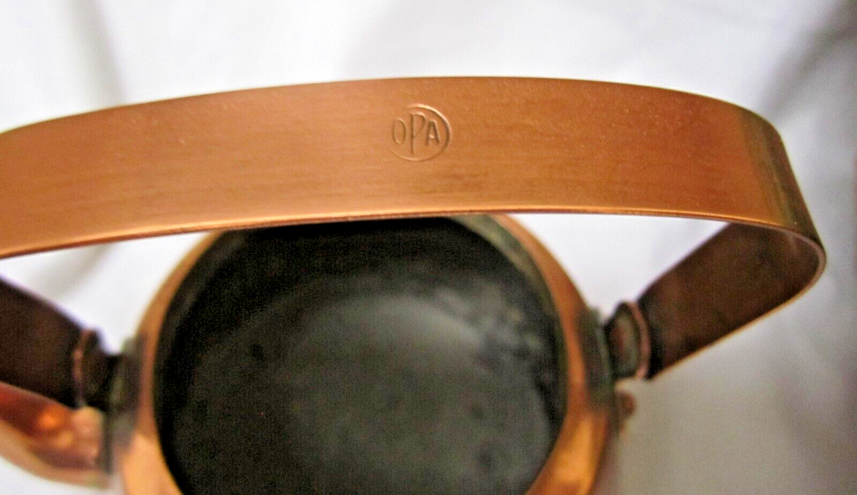 Vintage OPA FINLAND Copper Teapot Kettle Pot - No Lid - 3/4 Vintage OPA FINLAND Copper Teapot Kettle Pot - No Lid - 3/4