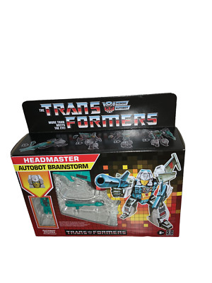 Hasbro Transformers G1 Walmart Reissue: Headmasters BRAINSTORM (BRAND NEW)