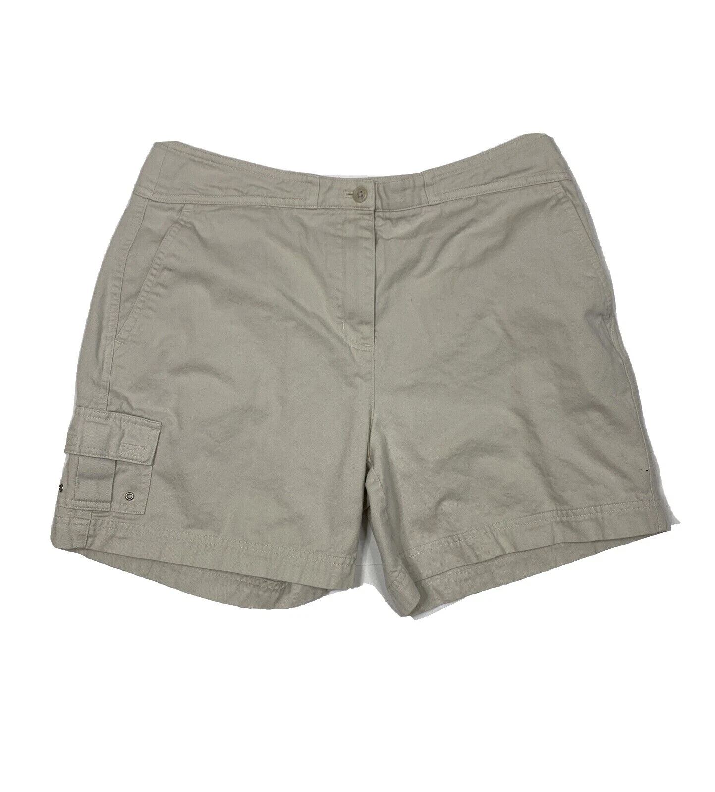 Pantalones cortos informales de algodón de esquina para mujer